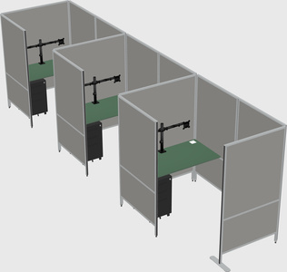 Small private panel system