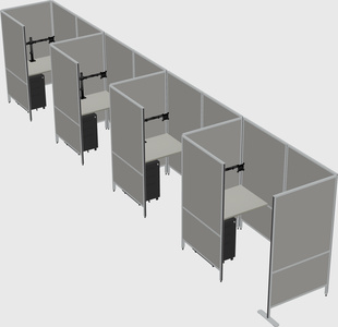 Small private panel system