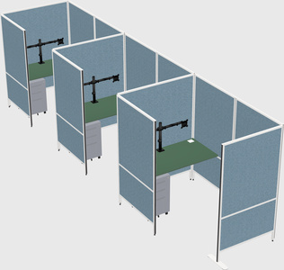 Small private panel system