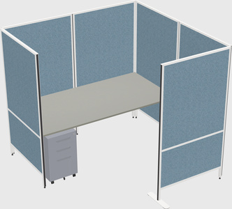 Flexible panel system with privacy