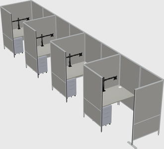 Small private panel system
