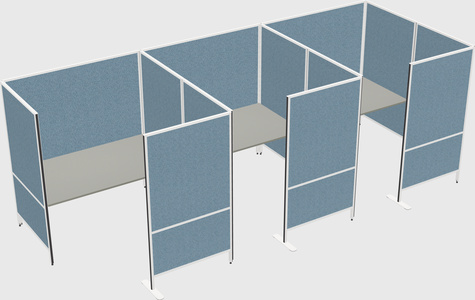 Flexible panel system with privacy