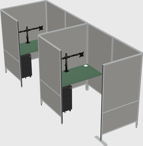 Small private panel system