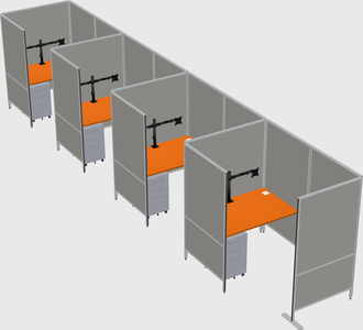 Small private panel system