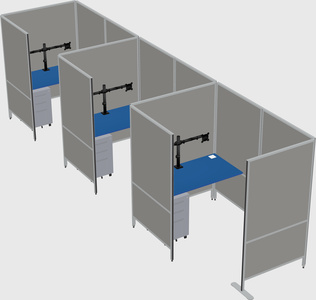 Small private panel system