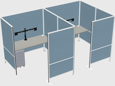 Flexible panel system with privacy