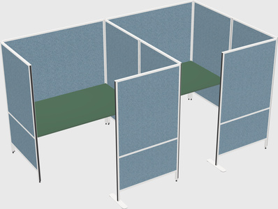 Flexible panel system with privacy