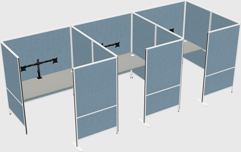 Flexible panel system with privacy