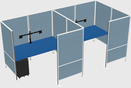 Flexible panel system with privacy