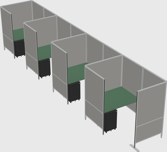Small private panel system