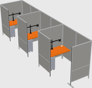 Small private panel system