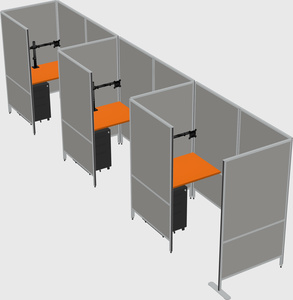 Small private panel system