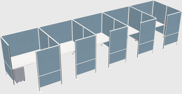 Flexible panel system with privacy