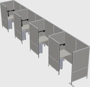 Small private panel system