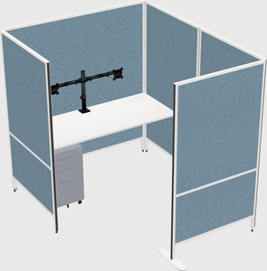 Flexible panel system with privacy