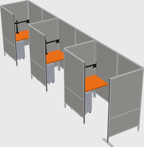 Small private panel system