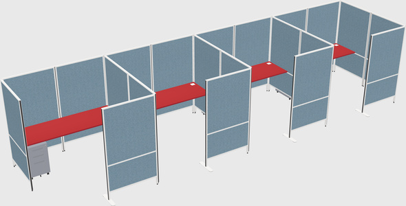 Flexible panel system with privacy