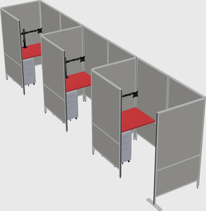 Small private panel system