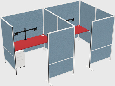 Flexible panel system with privacy