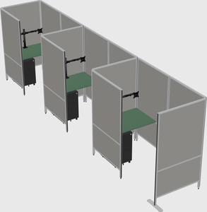 Small private panel system