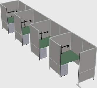 Small private panel system