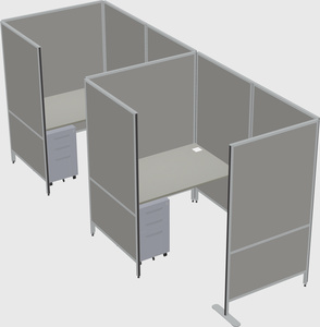 Small private panel system