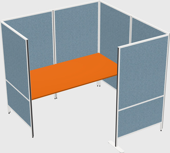 Flexible panel system with privacy