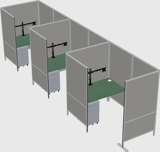 Small private panel system