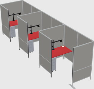 Small private panel system