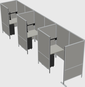 Small private panel system