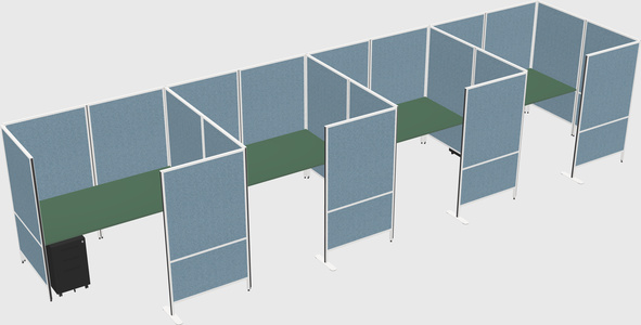 Flexible panel system with privacy