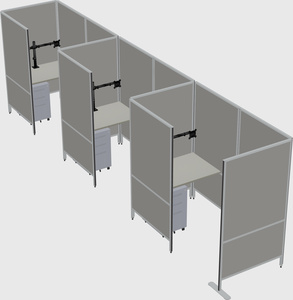 Small private panel system