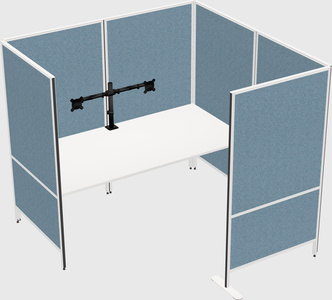 Flexible panel system with privacy