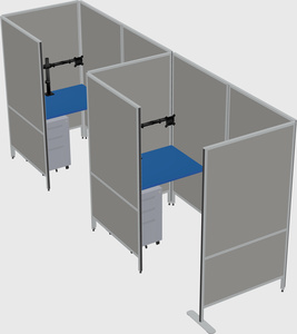 Small private panel system