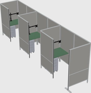 Small private panel system