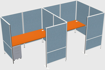 Flexible panel system with privacy