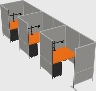 Small private panel system