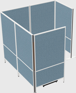 Flexible panel system with privacy
