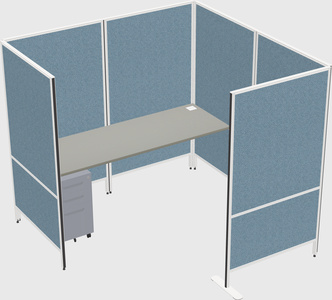 Flexible panel system with privacy
