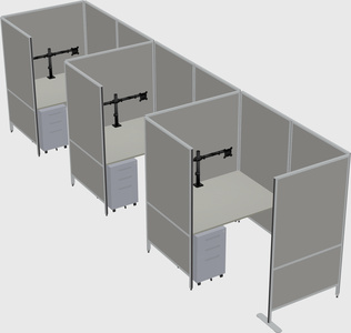 Small private panel system