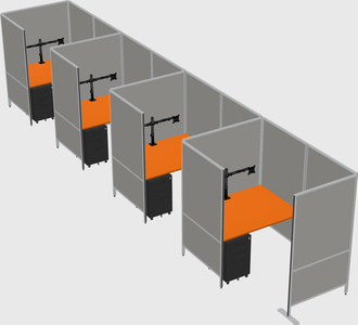 Small private panel system
