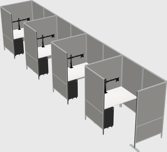 Small private panel system