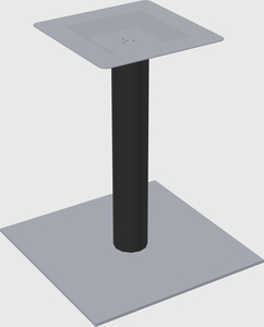 Modular table/desk base