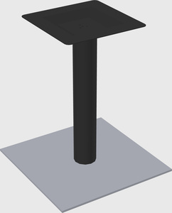 Modular table/desk base