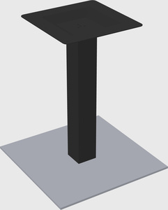 Modular table/desk base
