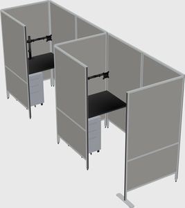 Small private panel system