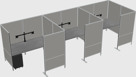 Flexible panel system with privacy