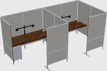 具有隐私的灵活面板系统