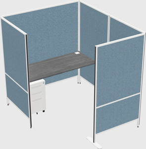 Flexible panel system with privacy