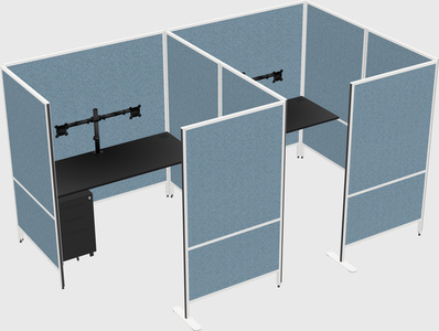 Flexible panel system with privacy